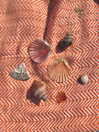 TURKISH BEACH TOWEL Orange