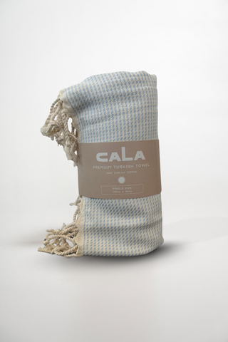Alba Turkish Beach Towel - Aqua