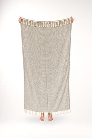 Alba Turkish Beach Towel - Olive