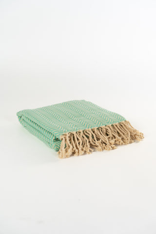 TURKISH BEACH TOWEL Mint