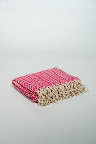 TURKISH BEACH TOWEL Pink